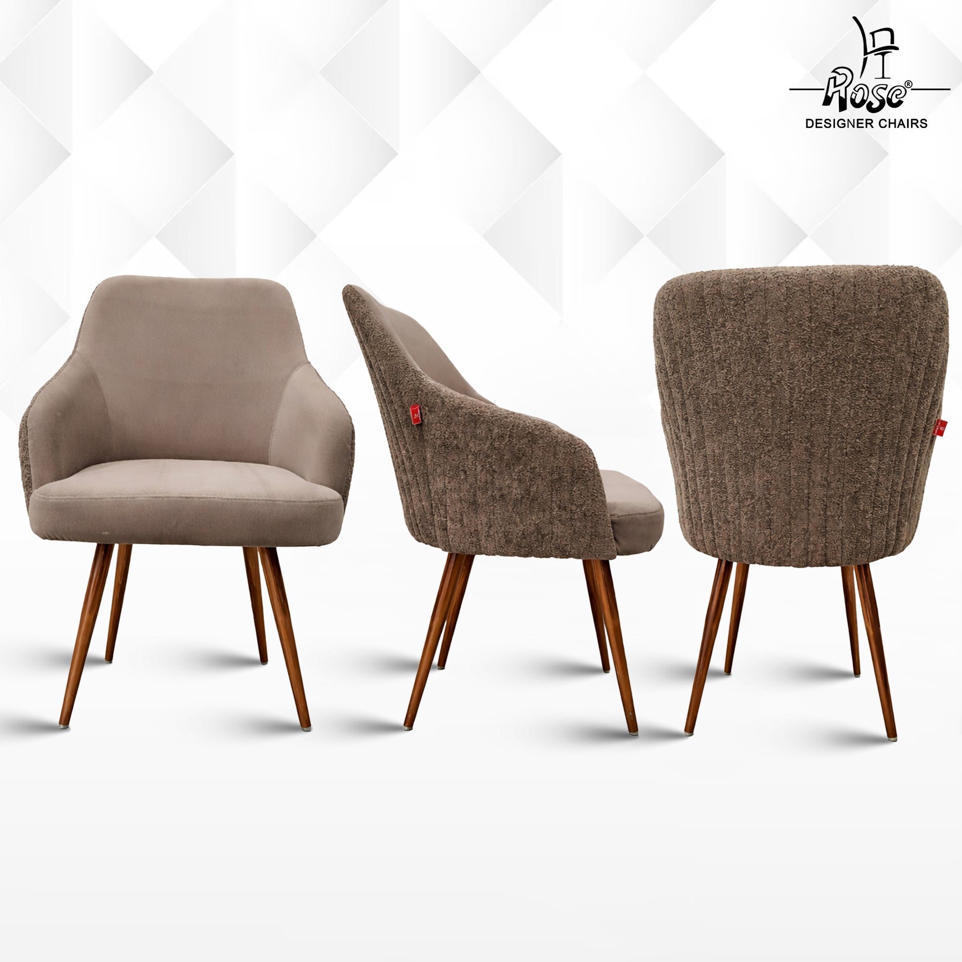 prestige velvet cafe chair set of 2 multiangle