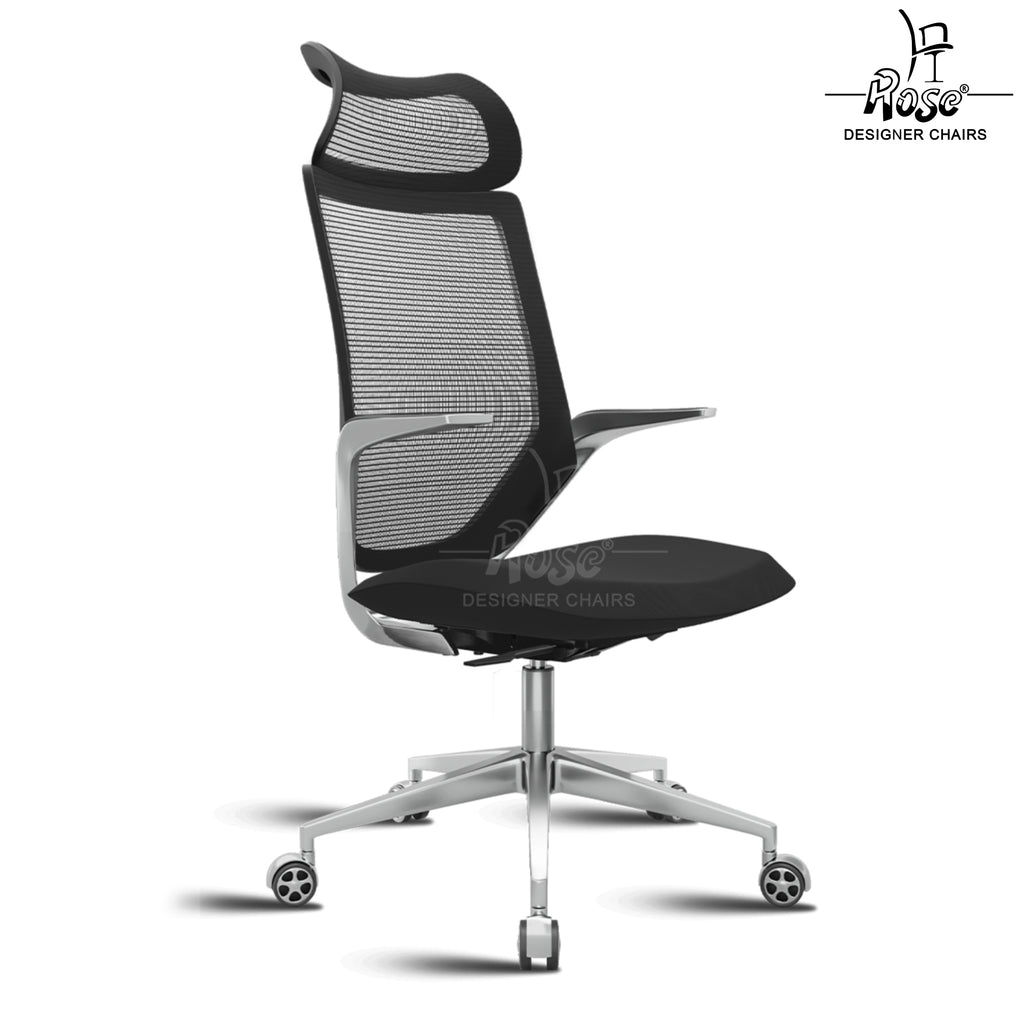 ROSE® Pablo High Back Office & Home Chair (Black (Mesh))