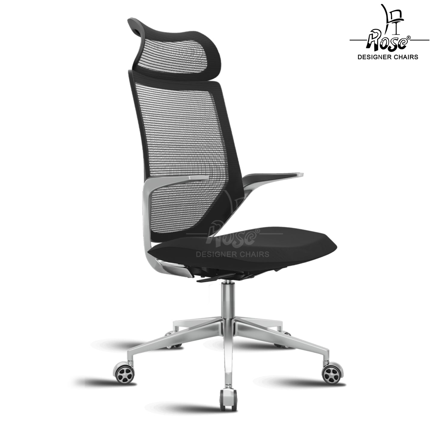ROSE® Pablo High Back Office & Home Chair (Black (Mesh))