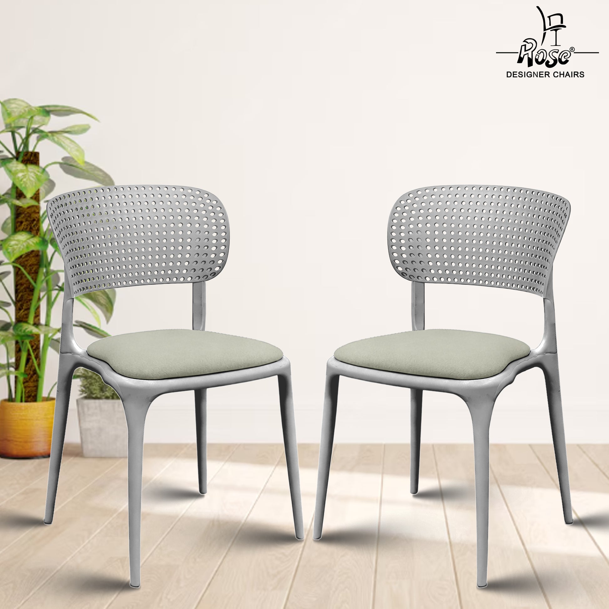 Evaa grey cushion grey set of 2 bg