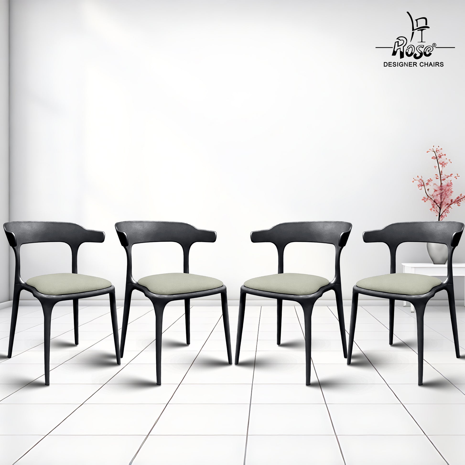 ROSE® Vision Comfort Cafe Chair with Premium Cushion Seat