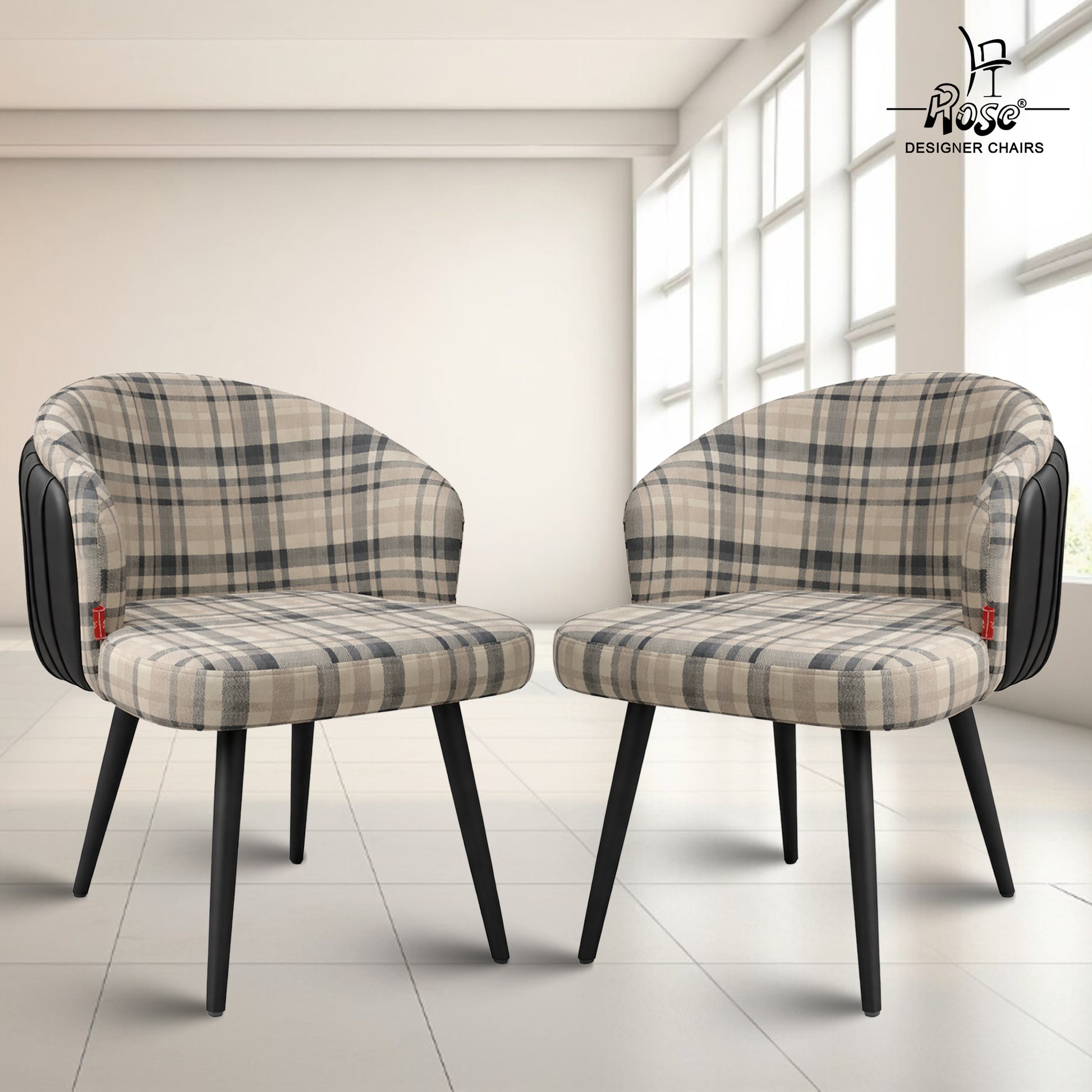 Aira  designer velvet dining chair set 2 bg 