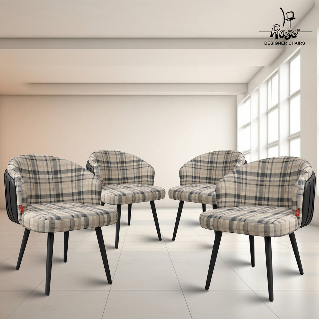 Aira  designer velvet dining chair set 4  bg 
