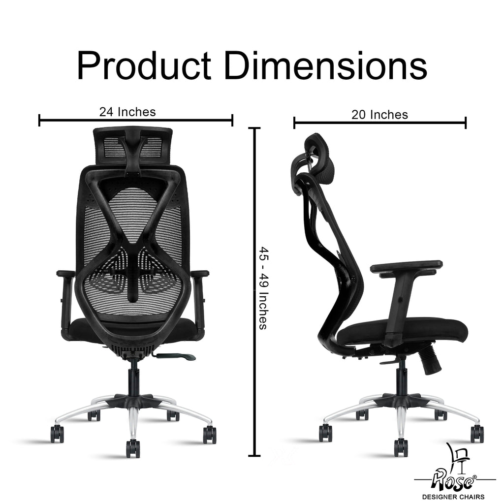 Sydney High Back Black