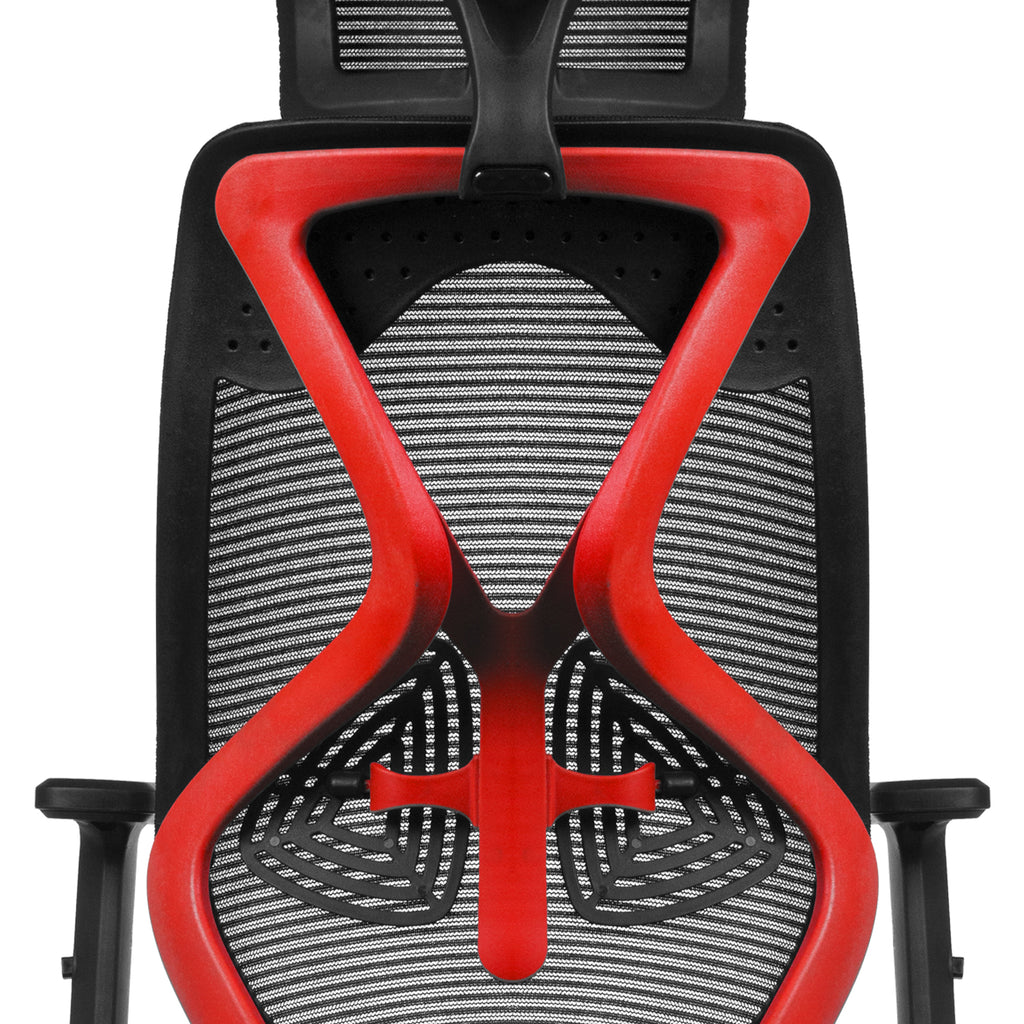 Sydney High Back Red & Black