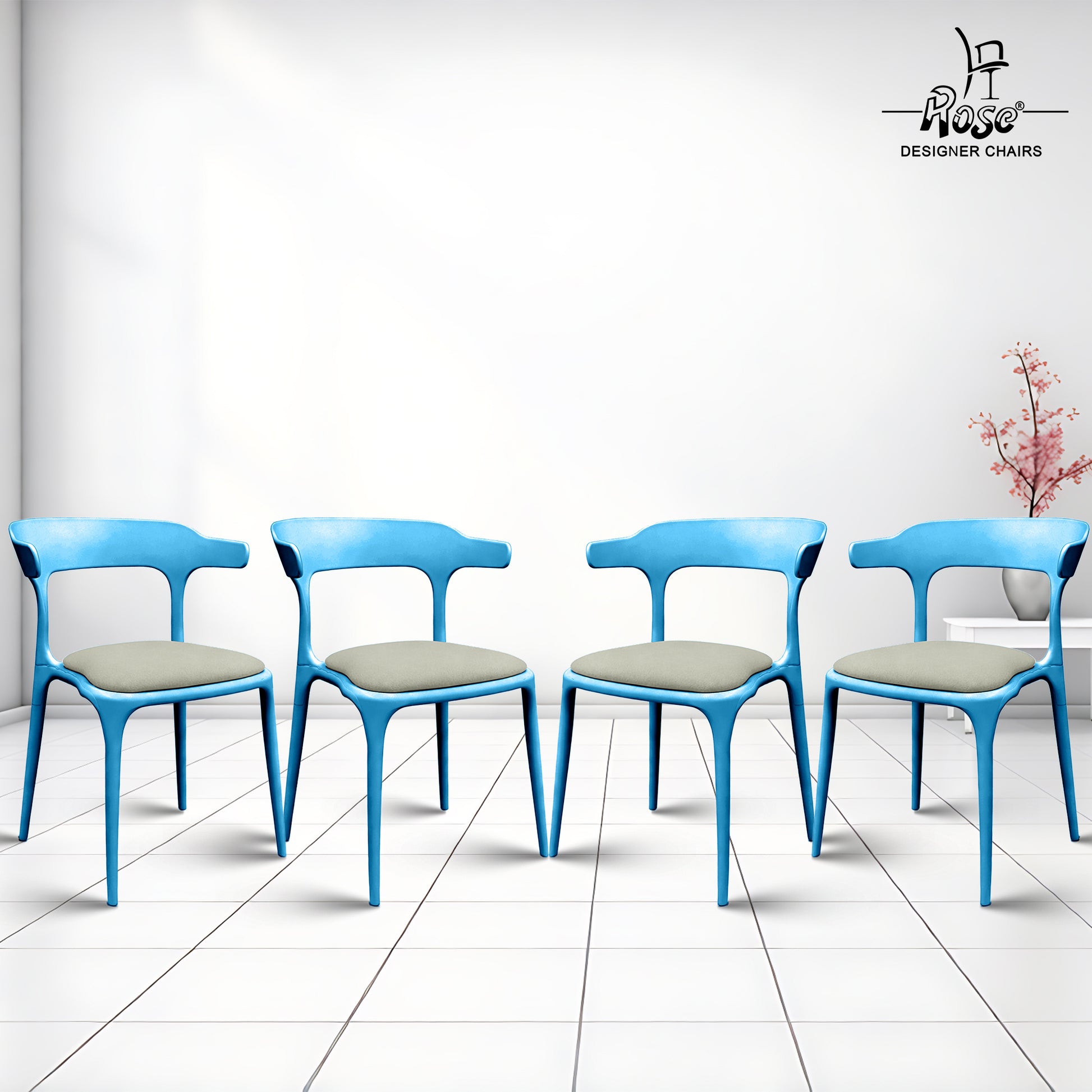 vision blue set of 4