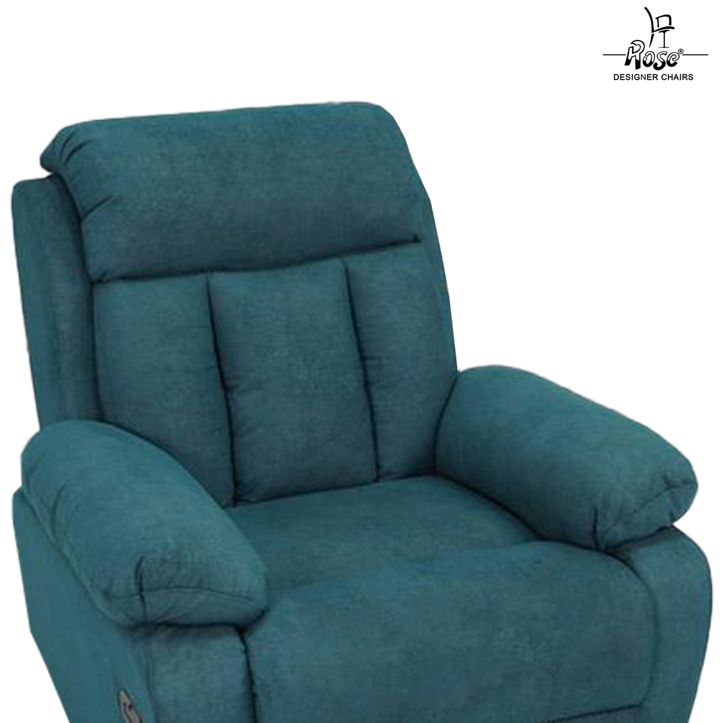 Rose Denmark Recliner | Single R | Manual Recliner (Peacock green)